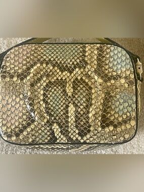 Gucci Kid's Soho Disco Crossbody Bag Python Mini